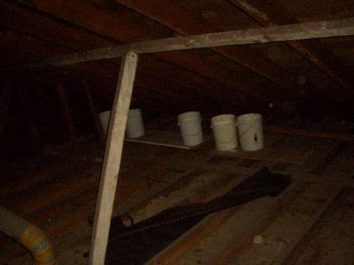 Leaky Roof found on a Charlotte Home Inspection